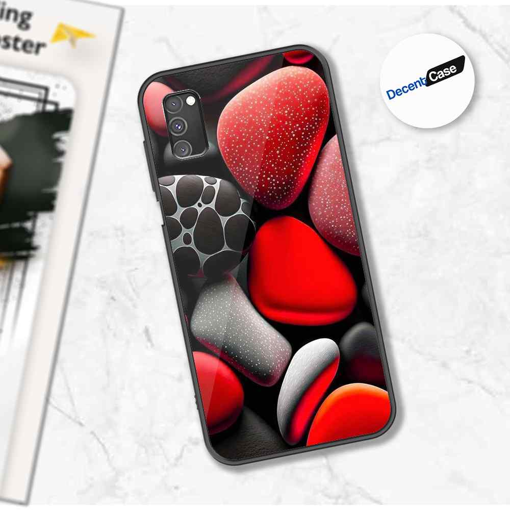 Samsung Galaxy A03s Cover - 3D Pebble Design - HQ Ultra Shine Premium Metal Phone Case
