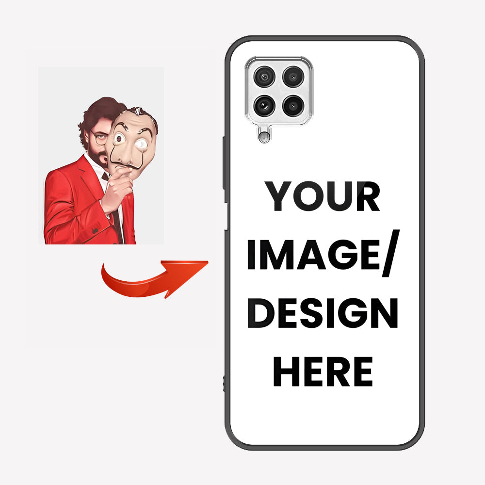 Samsung Galaxy A22 Customized Cover - Upload Your Photo - Ultra Shine Premium Metal Phone Case