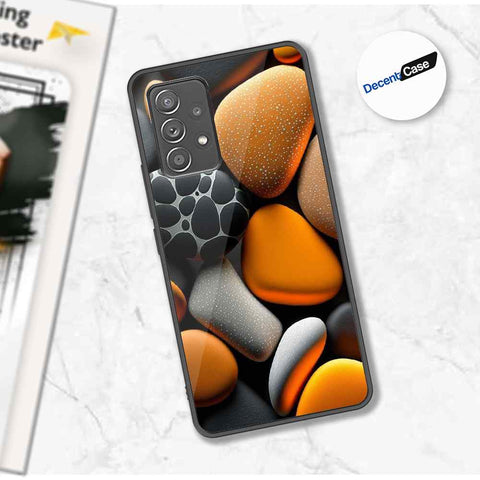 Samsung Galaxy A53 5G Cover - 3D Pebble Design - HQ Ultra Shine Premium Metal Phone Case