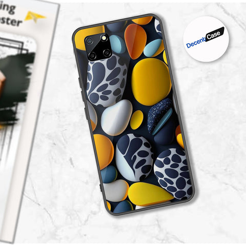 Realme Narzo 30A Cover - 3D Pebble Design - HQ Ultra Shine Premium Metal Phone Case