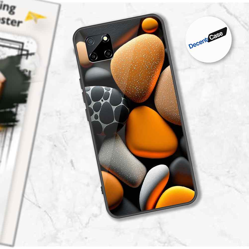 Realme Narzo 30A Cover - 3D Pebble Design - HQ Ultra Shine Premium Metal Phone Case