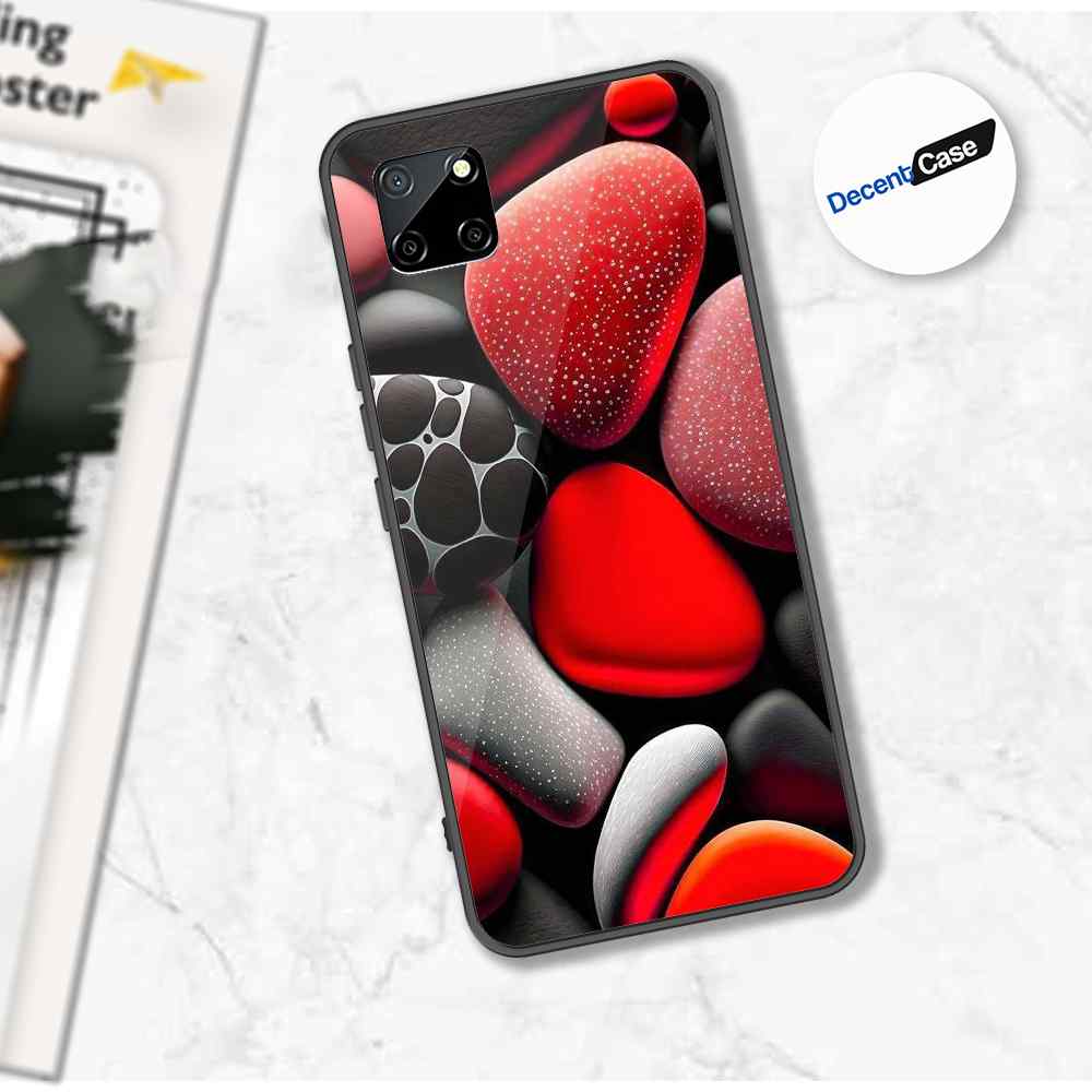 Realme Narzo 30A Cover - 3D Pebble Design - HQ Ultra Shine Premium Metal Phone Case