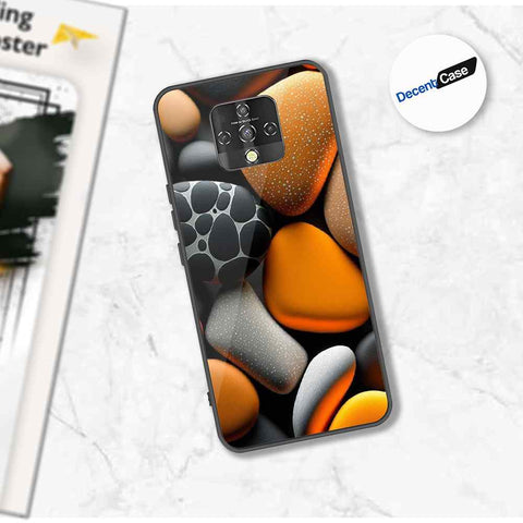 Tecno Camon 16 Cover - 3D Pebble Design - HQ Ultra Shine Premium Metal Phone Case