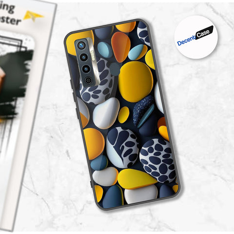 Tecno Camon 17 Cover - 3D Pebble Design - HQ Ultra Shine Premium Metal Phone Case