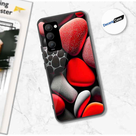 Tecno Camon 18T Cover - 3D Pebble Design - HQ Ultra Shine Premium Metal Phone Case