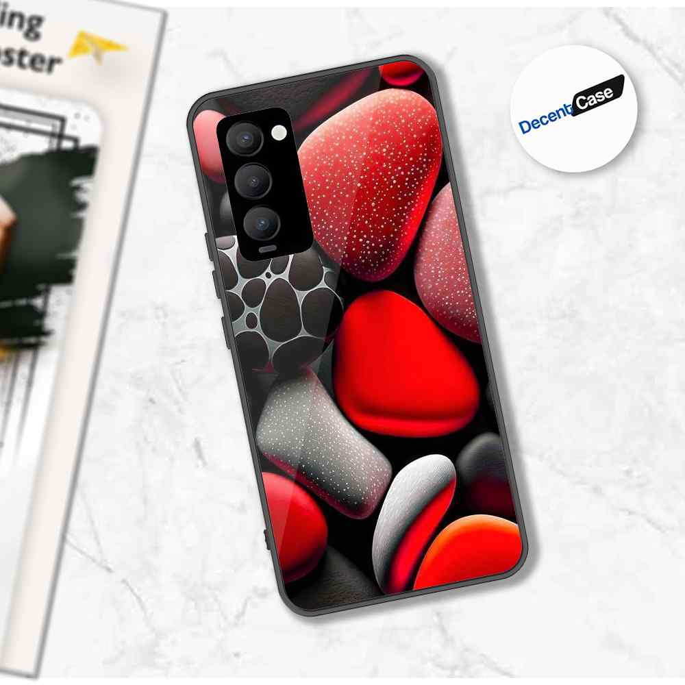 Tecno Camon 18 Cover - 3D Pebble Design - HQ Ultra Shine Premium Metal Phone Case