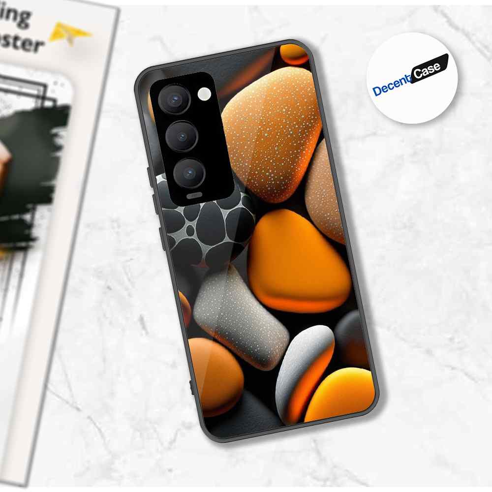 Tecno Camon 18 Premier Cover - 3D Pebble Design - HQ Ultra Shine Premium Metal Phone Case