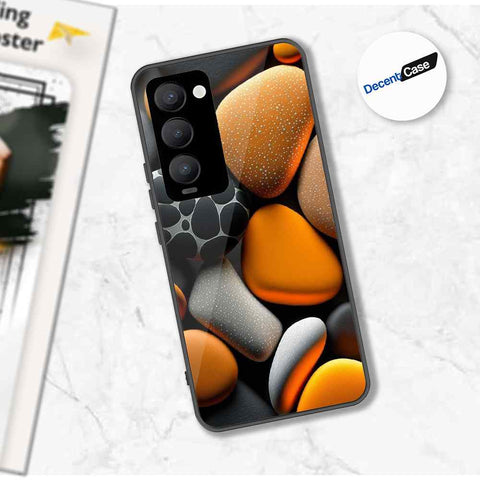 Tecno Camon 18 Premier Cover - 3D Pebble Design - HQ Ultra Shine Premium Metal Phone Case