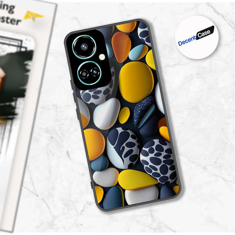 Tecno Camon 19 Cover - 3D Pebble Design - HQ Ultra Shine Premium Metal Phone Case