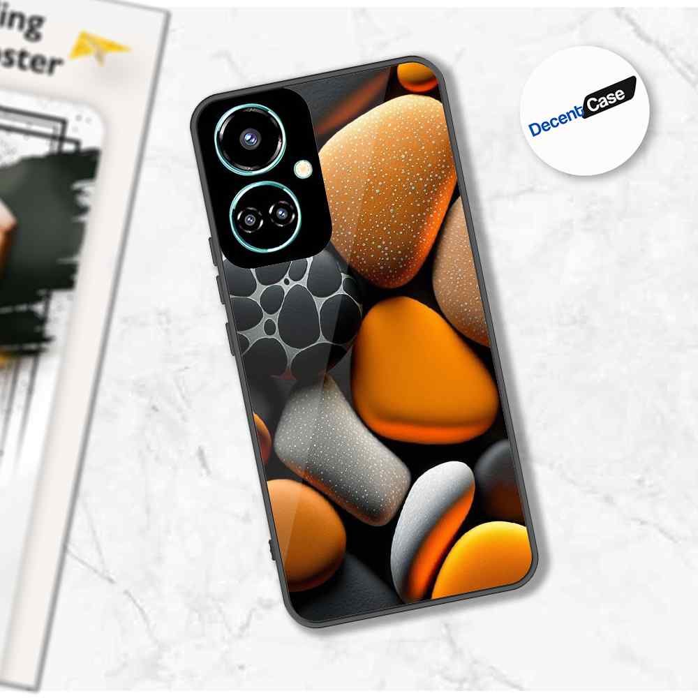 Tecno Camon 19 Cover - 3D Pebble Design - HQ Ultra Shine Premium Metal Phone Case
