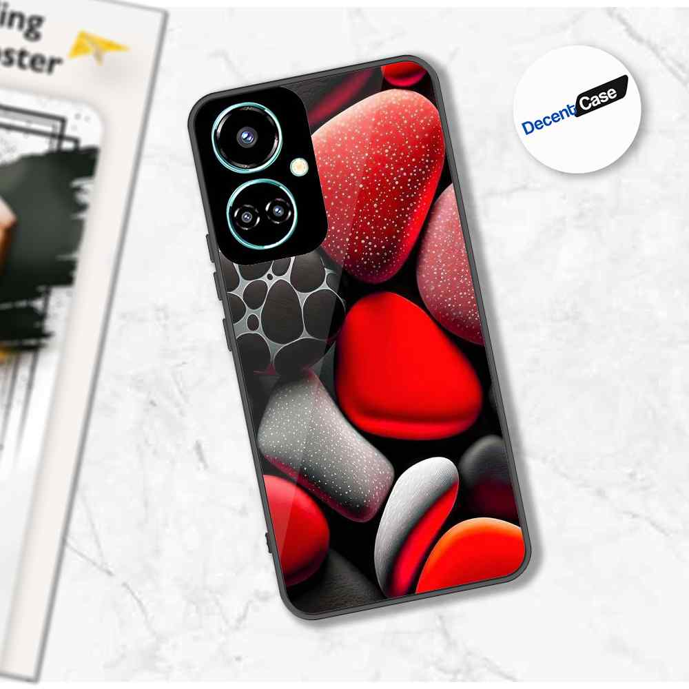 Tecno Camon 19 Cover - 3D Pebble Design - HQ Ultra Shine Premium Metal Phone Case