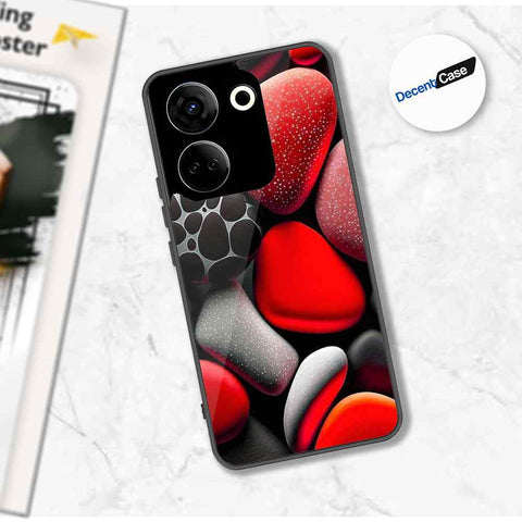 Tecno Camon 20 Cover - 3D Pebble Design - HQ Ultra Shine Premium Metal Phone Case