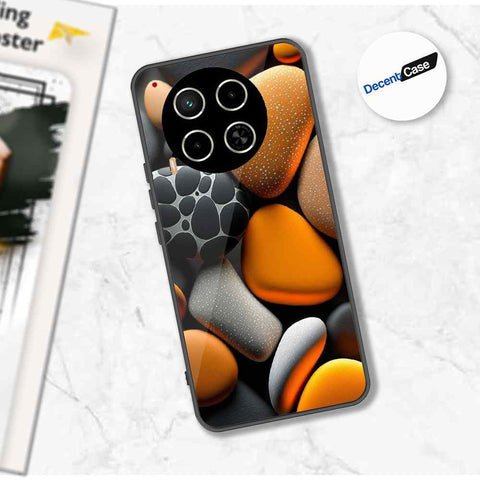 Tecno Camon 30 Cover - 3D Pebble Design - HQ Ultra Shine Premium Metal Phone Case