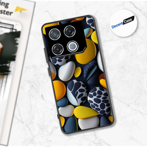 Infinix GT 20 Pro Cover - 3D Pebble Design - HQ Ultra Shine Premium Metal Phone Case