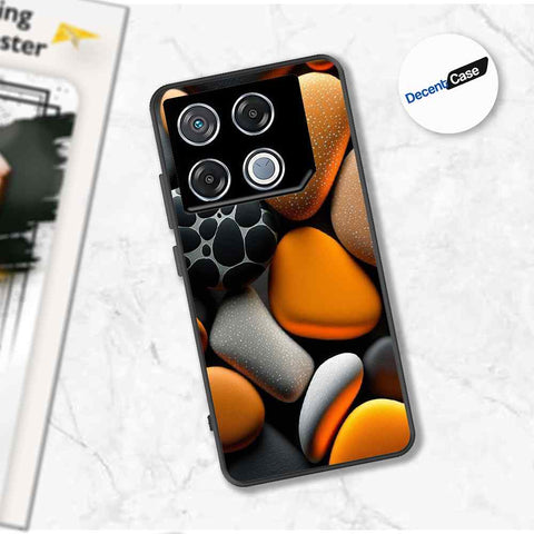 Infinix GT 20 Pro Cover - 3D Pebble Design - HQ Ultra Shine Premium Metal Phone Case
