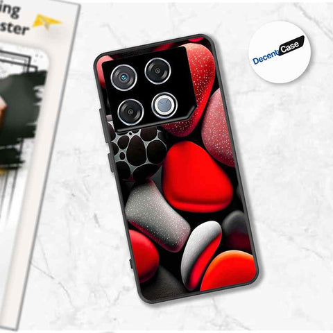 Infinix GT 20 Pro Cover - 3D Pebble Design - HQ Ultra Shine Premium Metal Phone Case