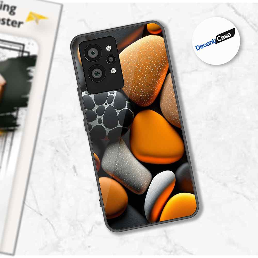 Realme GT2 Pro Cover - 3D Pebble Design - HQ Ultra Shine Premium Metal Phone Case
