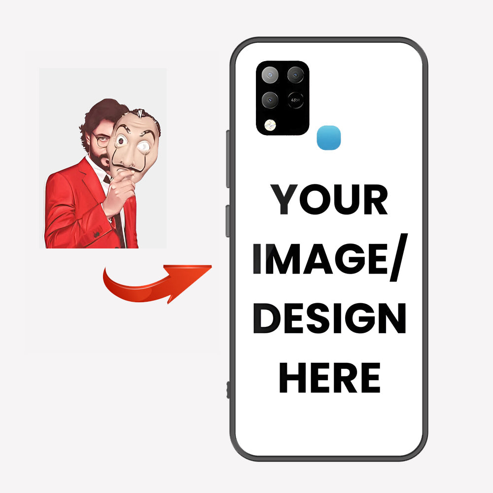 Infinix Hot 10s Customized Cover - Upload Your Photo - Ultra Shine Premium Metal Phone Case