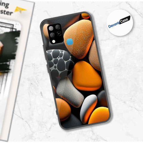 Infinix Hot 10T Cover - 3D Pebble Design - HQ Ultra Shine Premium Metal Phone Case