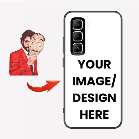 Infinix Hot 50 4G Customized Cover - Upload Your Photo - Ultra Shine Premium Metal Phone Case