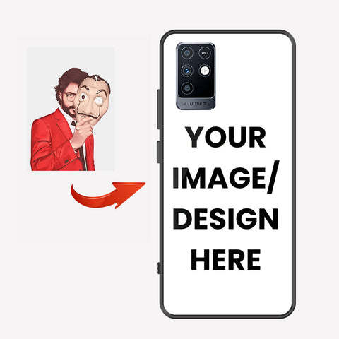 Infinix Note 10 Customized Cover - Upload Your Photo - Ultra Shine Premium Metal Phone Case