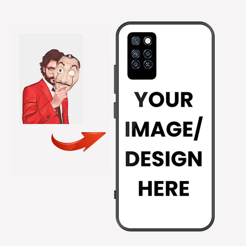Infinix Note 10 Pro Customized Cover - Upload Your Photo - Ultra Shine Premium Metal Phone Case