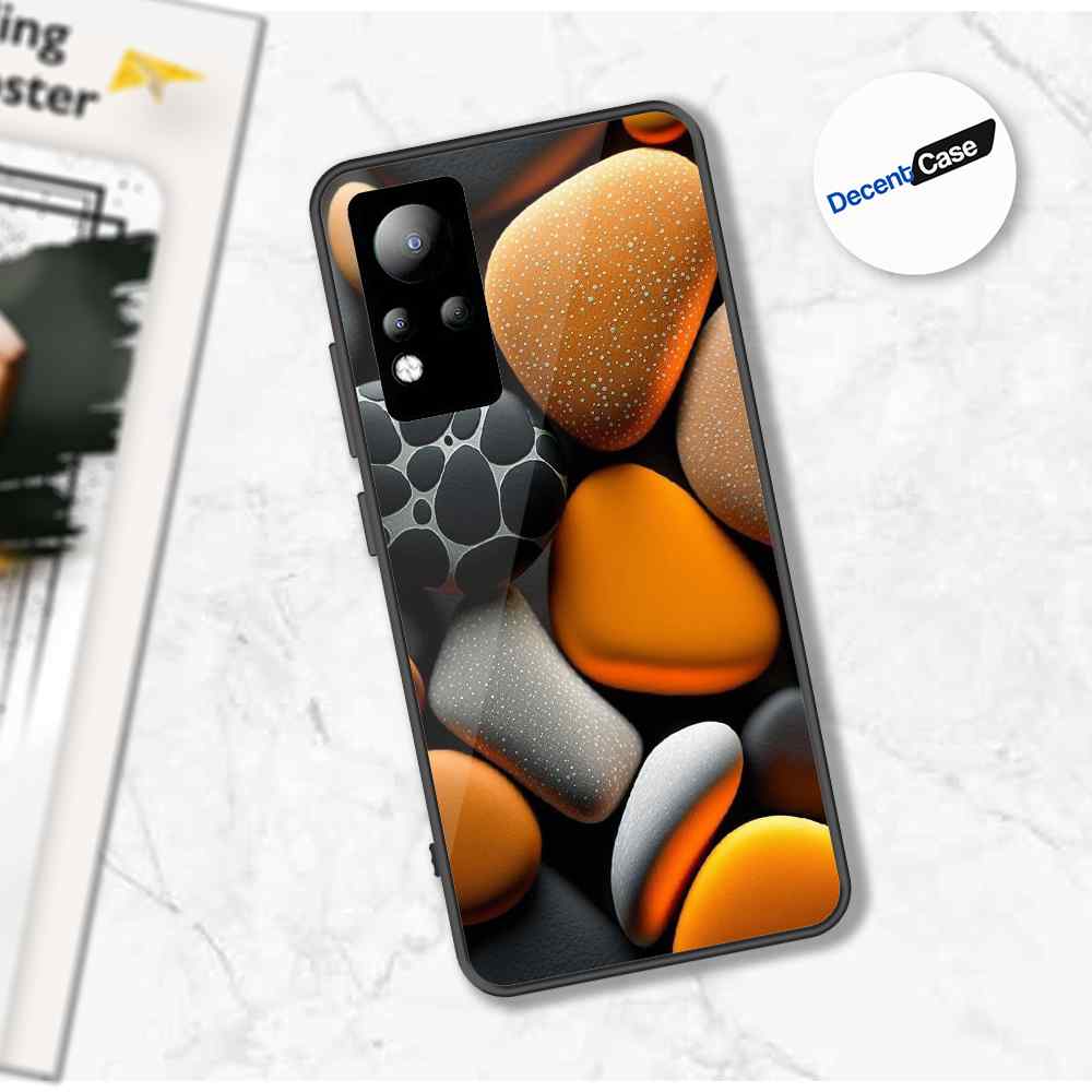 Infinix Note 11 Cover - 3D Pebble Design - HQ Ultra Shine Premium Metal Phone Case