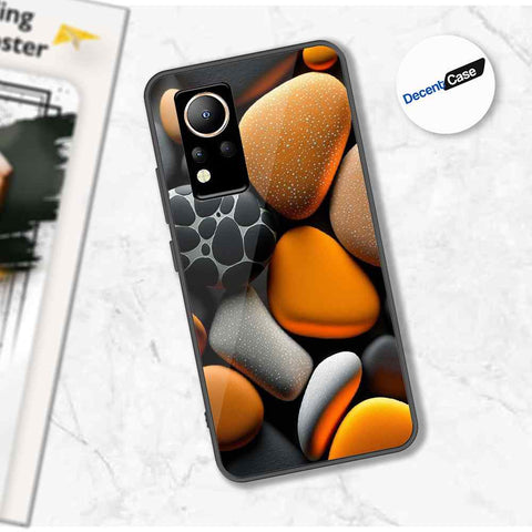 Infinix Note 12 Cover - 3D Pebble Design - HQ Ultra Shine Premium Metal Phone Case