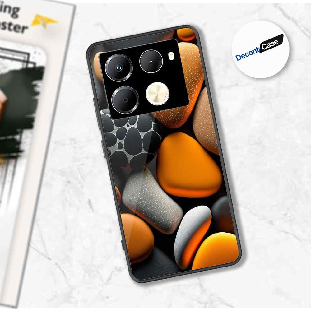 Infinix Note 40 Pro Plus Cover - 3D Pebble Design - HQ Ultra Shine Premium Metal Phone Case