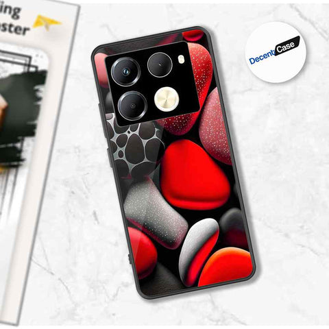 Infinix Note 40 Pro Cover - 3D Pebble Design - HQ Ultra Shine Premium Metal Phone Case