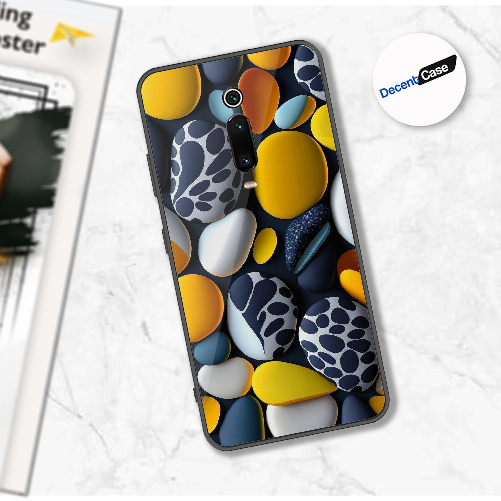 Xiaomi Redmi K20 Cover - 3D Pebble Design - HQ Ultra Shine Premium Metal Phone Case