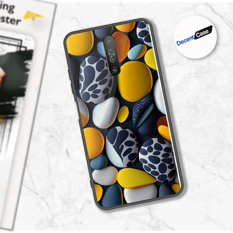 Xiaomi Redmi K30 Cover - 3D Pebble Design - HQ Ultra Shine Premium Metal Phone Case