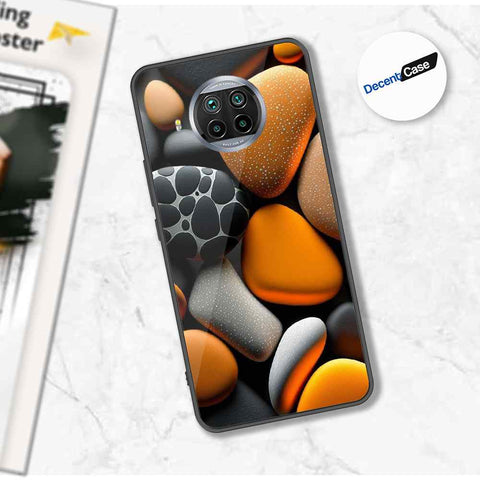 Xiaomi Mi 10i Cover - 3D Pebble Design - HQ Ultra Shine Premium Metal Phone Case