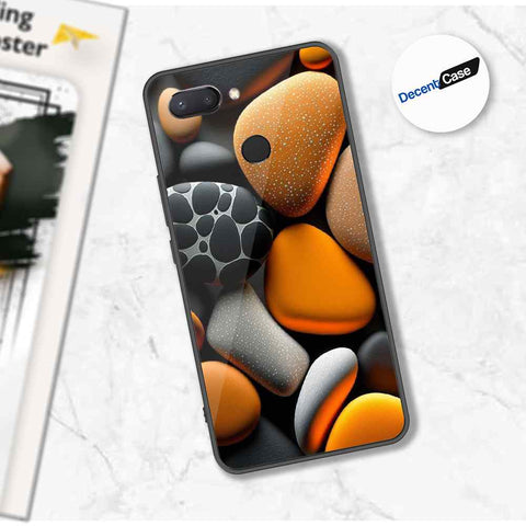 Xiaomi Mi 8 Lite Cover - 3D Pebble Design - HQ Ultra Shine Premium Metal Phone Case