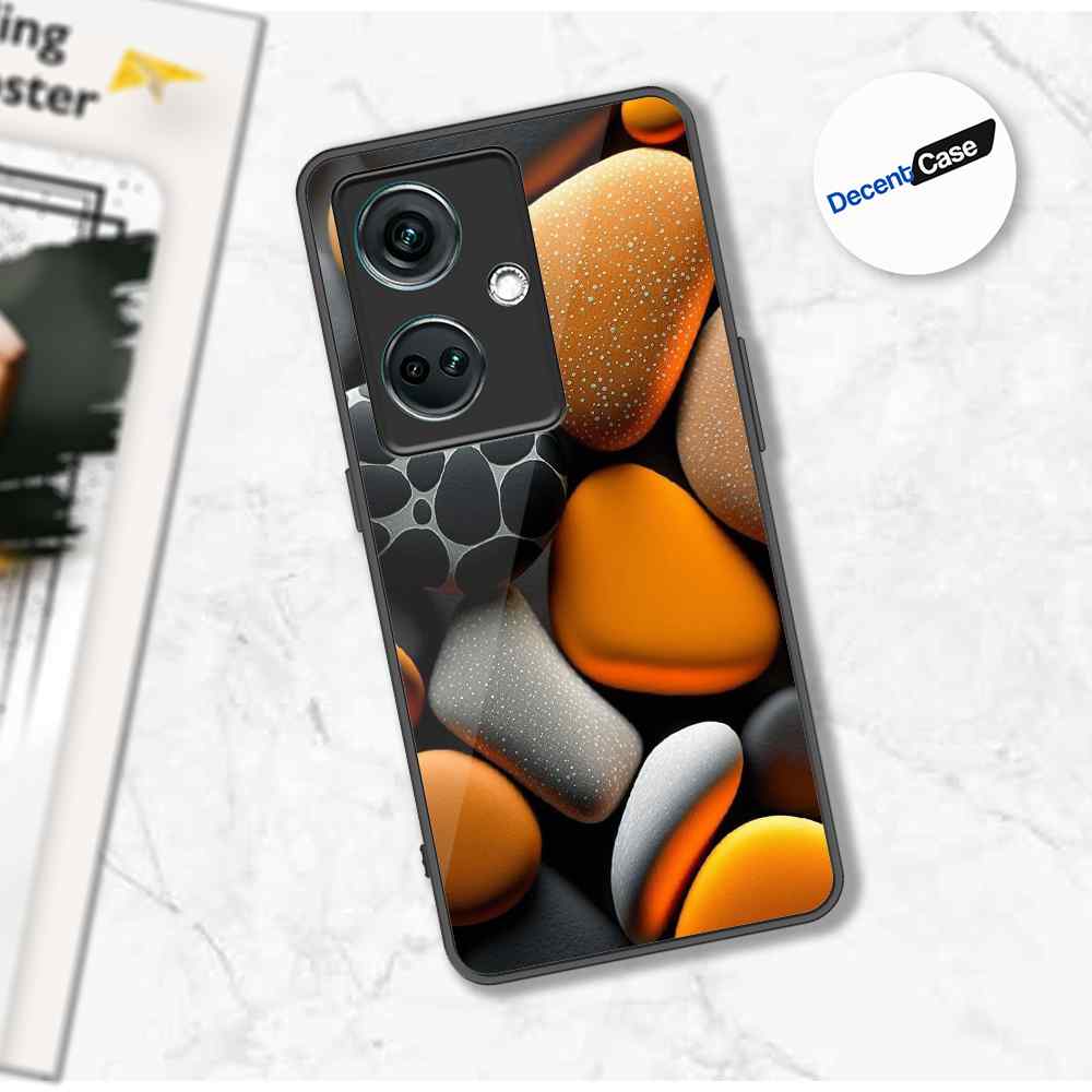 OnePlus Nord CE3 Cover - 3D Pebble Design - HQ Ultra Shine Premium Metal Phone Case