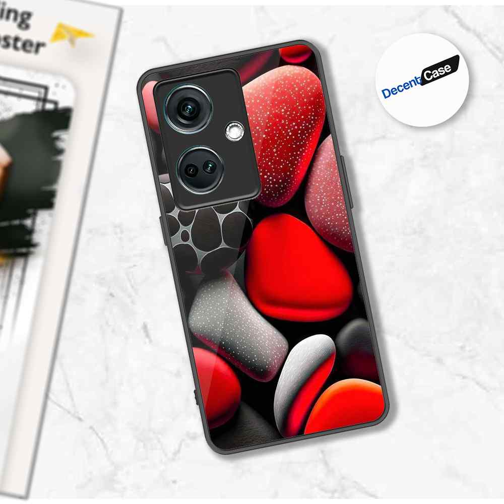 OnePlus Nord CE3 Cover - 3D Pebble Design - HQ Ultra Shine Premium Metal Phone Case
