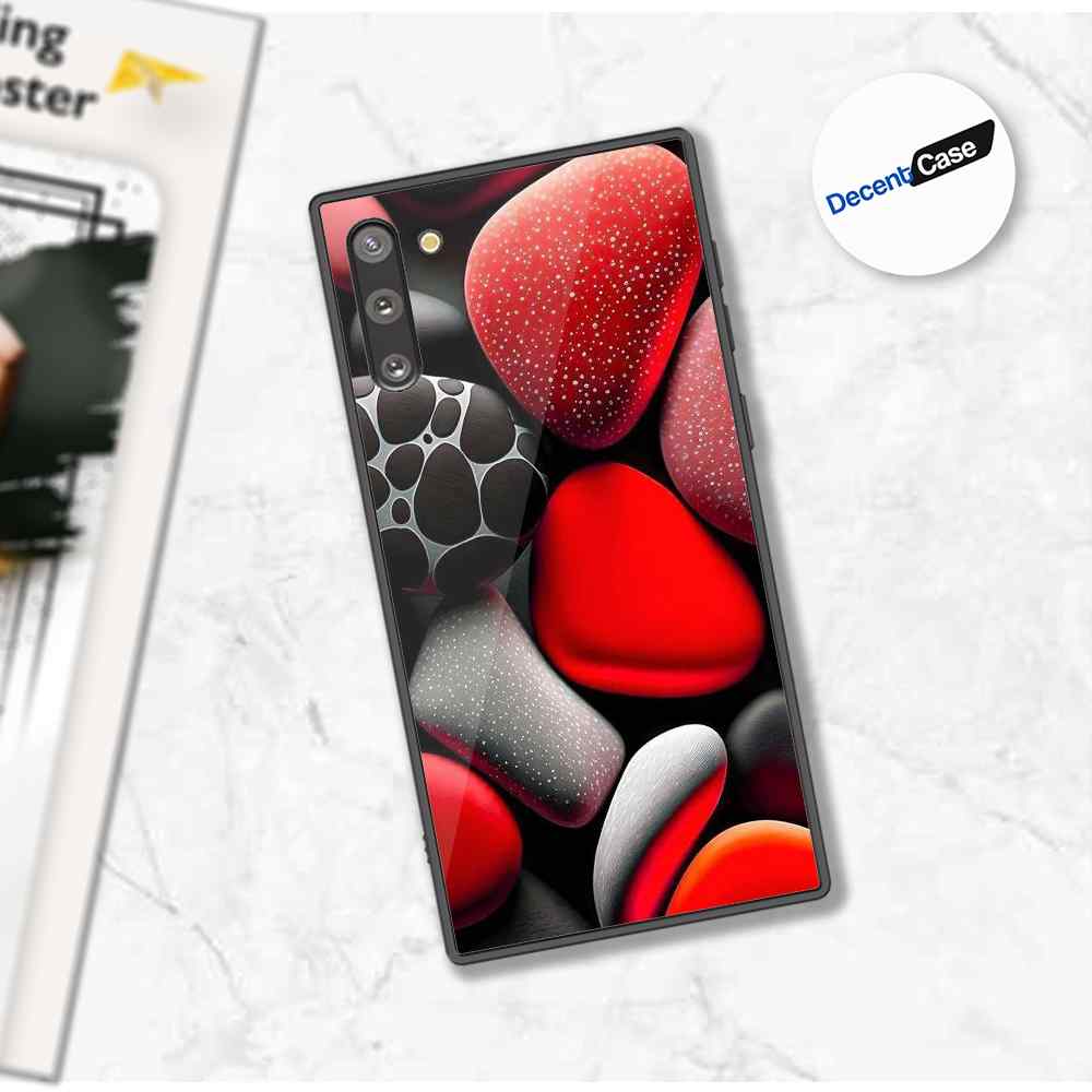 Samsung Galaxy Note 10 Cover - 3D Pebble Design - HQ Ultra Shine Premium Metal Phone Case
