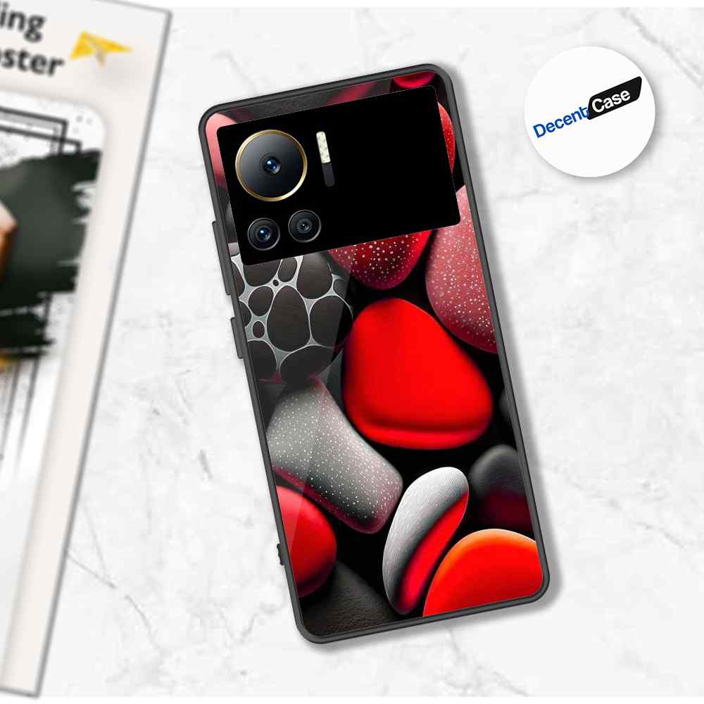 Infinix Note 12 VIP Cover - 3D Pebble Design - HQ Ultra Shine Premium Metal Phone Case