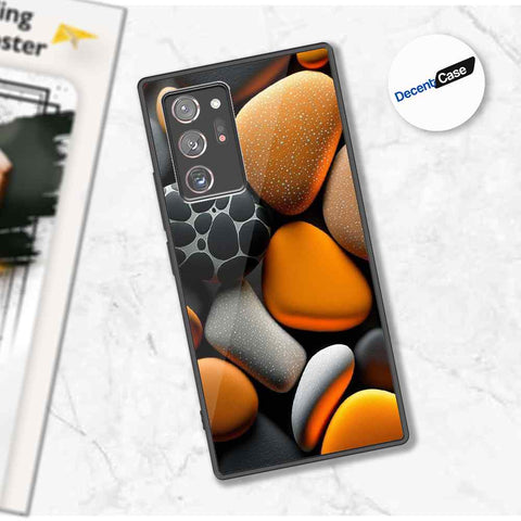 Samsung Galaxy Note 20 Cover - 3D Pebble Design - HQ Ultra Shine Premium Metal Phone Case