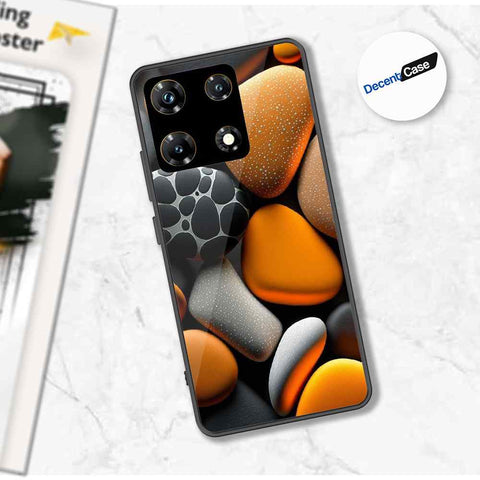 Infinix Note 30 Pro Cover - 3D Pebble Design - HQ Ultra Shine Premium Metal Phone Case