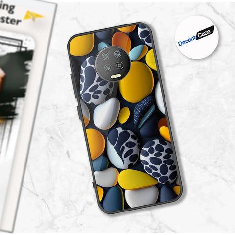Infinix Note 7 Cover - 3D Pebble Design - HQ Ultra Shine Premium Metal Phone Case