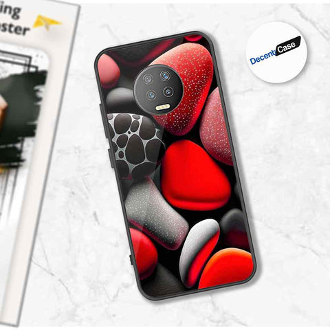Infinix Note 7 Cover - 3D Pebble Design - HQ Ultra Shine Premium Metal Phone Case