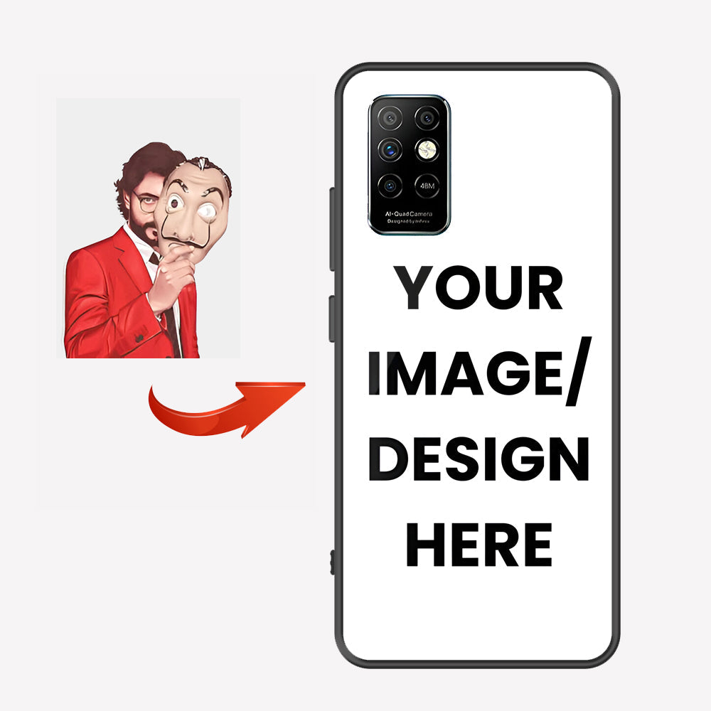 Infinix Note 8i Customized Cover - Upload Your Photo - Ultra Shine Premium Metal Phone Case