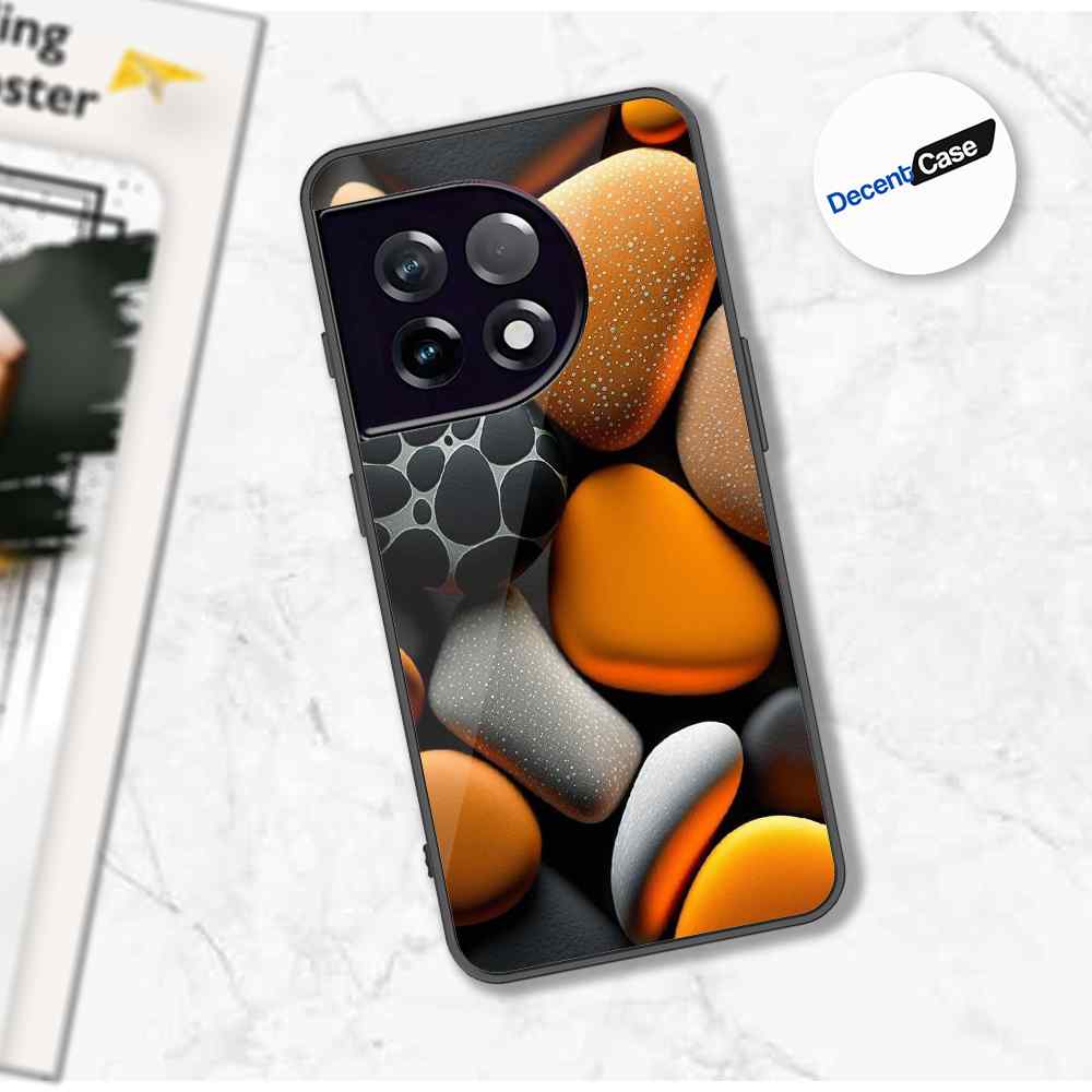 OnePlus 11R Cover - 3D Pebble Design - HQ Ultra Shine Premium Metal Phone Case