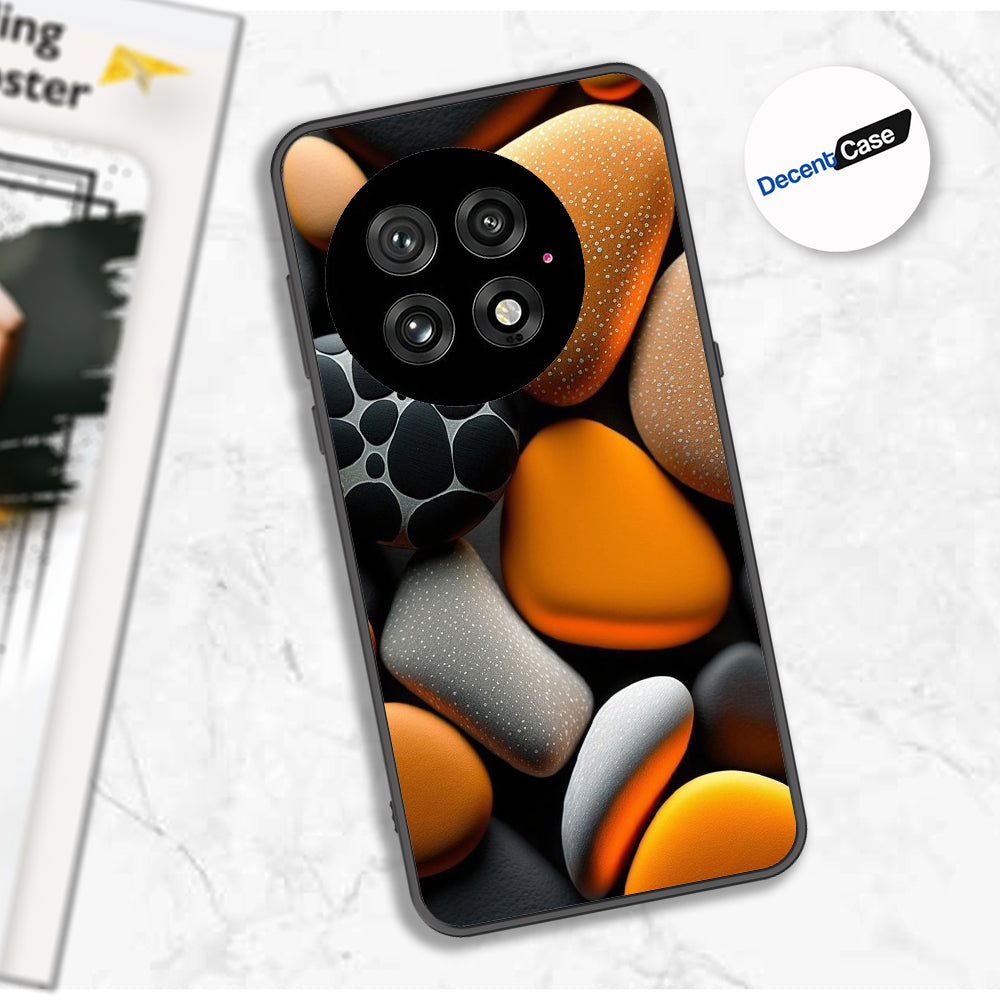 OnePlus 13 Cover - 3D Pebble Design - HQ Ultra Shine Premium Metal Phone Case