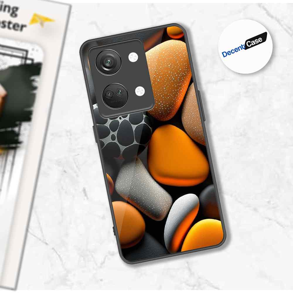 One Plus Nord 3 Cover - 3D Pebble Design - HQ Ultra Shine Premium Metal Phone Case