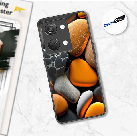 One Plus Nord 3 Cover - 3D Pebble Design - HQ Ultra Shine Premium Metal Phone Case