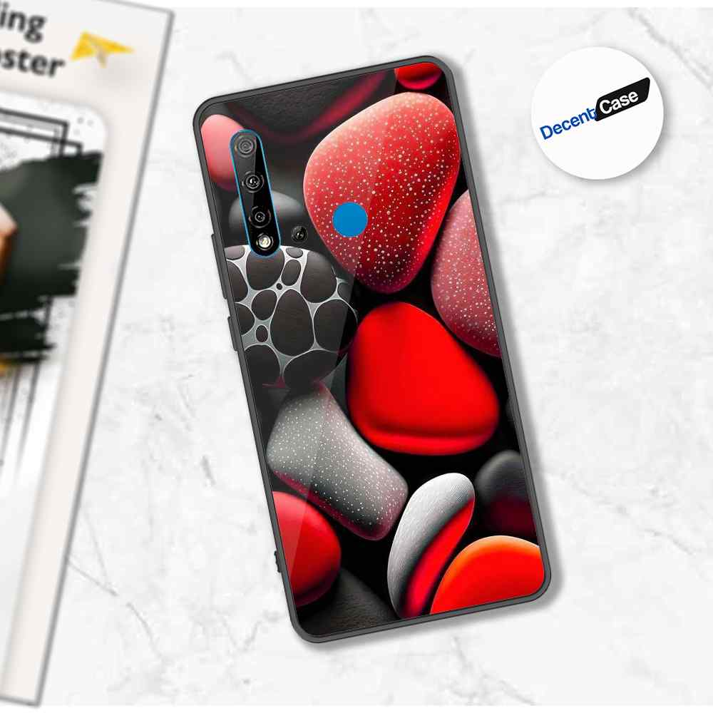 Huawei P20 Lite 2019 Cover - 3D Pebble Design - HQ Ultra Shine Premium Metal Phone Case