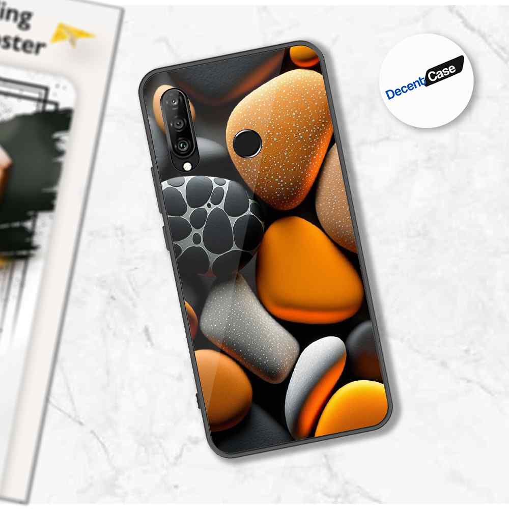 Huawei P30 lite Cover - 3D Pebble Design - HQ Ultra Shine Premium Metal Phone Case