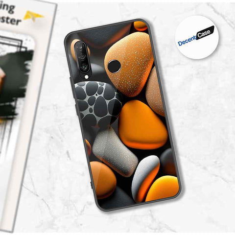 Huawei P30 lite Cover - 3D Pebble Design - HQ Ultra Shine Premium Metal Phone Case